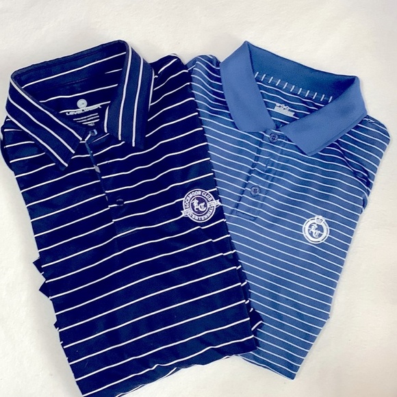 Under Armour Other - Bundle Of 2 XL Striped Men’s Golf Shirts With Logo